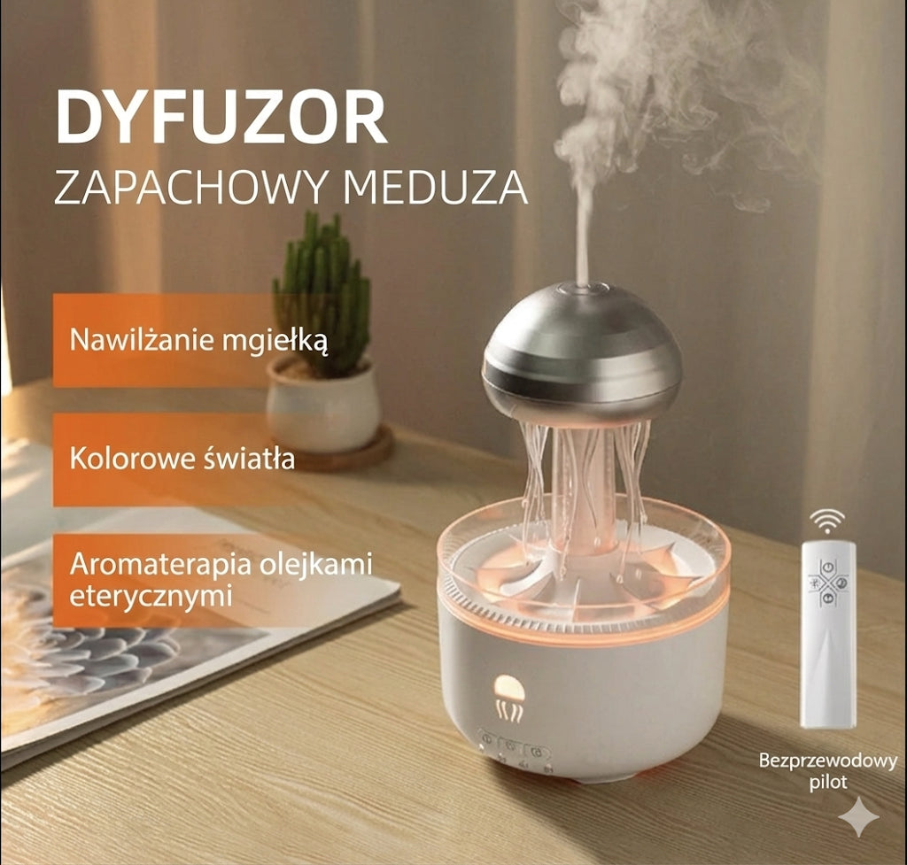Dyfuzor Aromaterapeutyczny „Meduza” – Najbardziej Relaksujący Nawilżacz 2025
