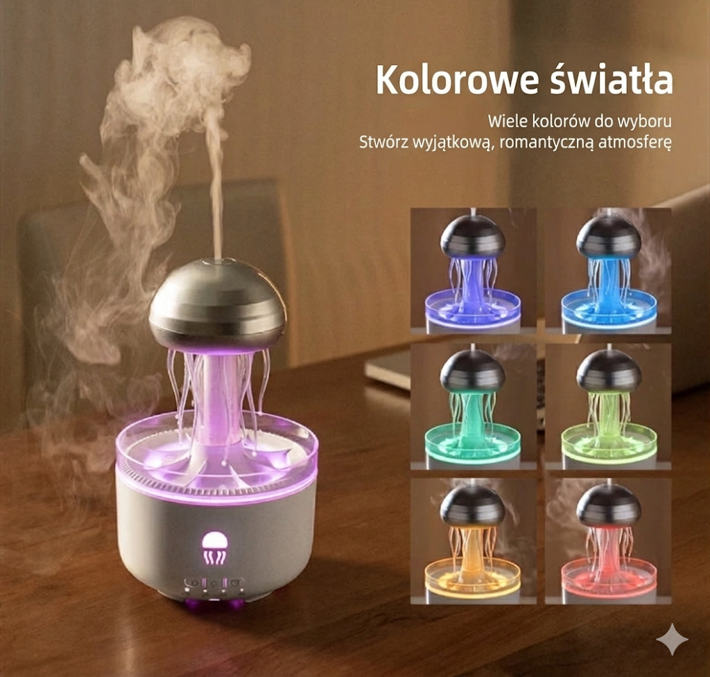 Dyfuzor Aromaterapeutyczny „Meduza” – Najbardziej Relaksujący Nawilżacz 2025